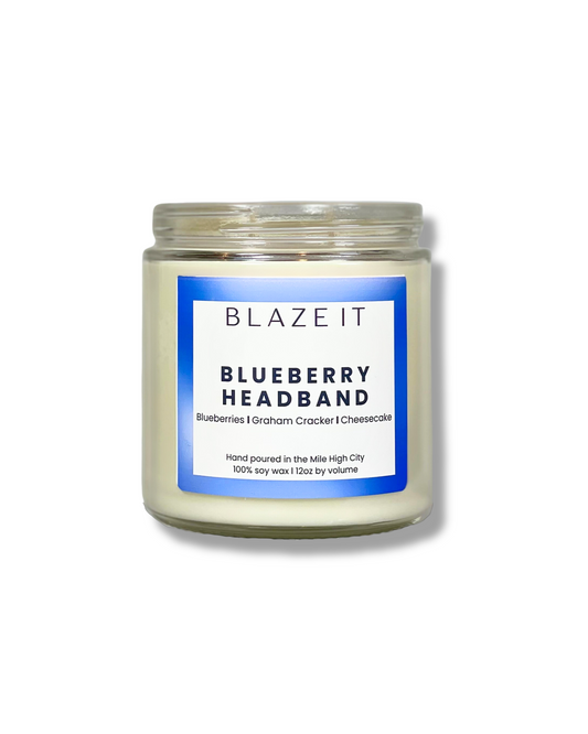 Blueberry headband candle - Blaze It Candle Co