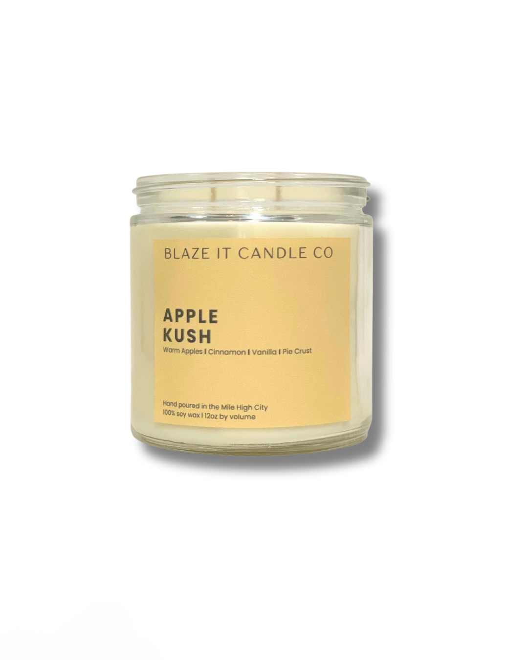 Apple Kush soy candle - Blaze It Candle Co