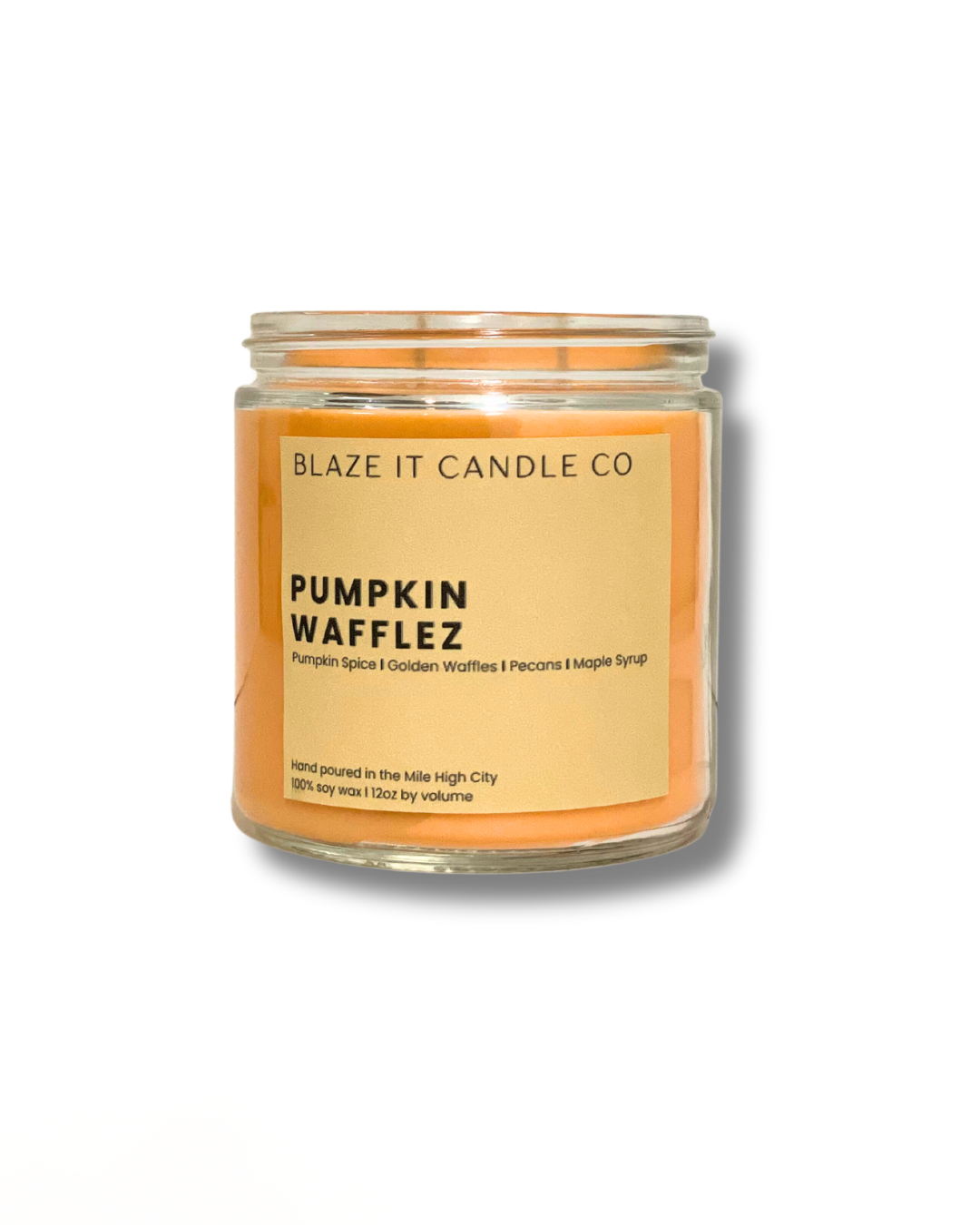 Pumpkin Wafflez candle - Blaze It Candle Co
