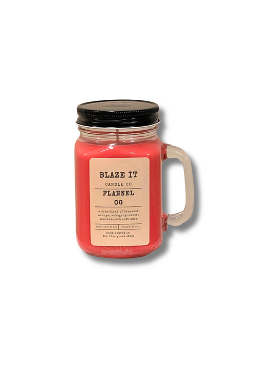 Flannel OG candle - Blaze It Candle Co