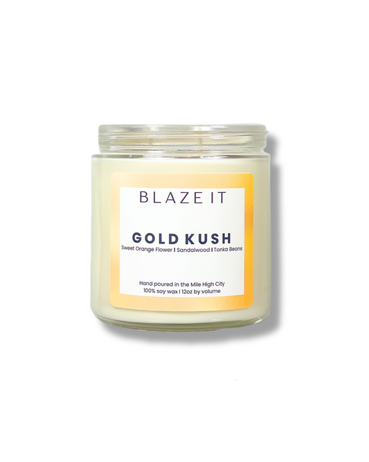 Gold Kush candle - Blaze It Candle Co