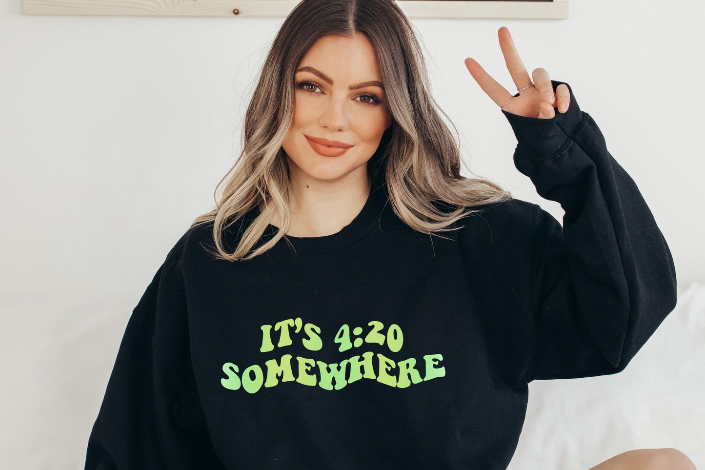 It's 420 Somewhere Crewneck Sweatshirt