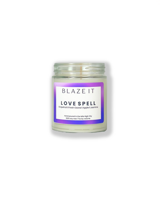 Love Spell soy candle - Blaze It Candle Co