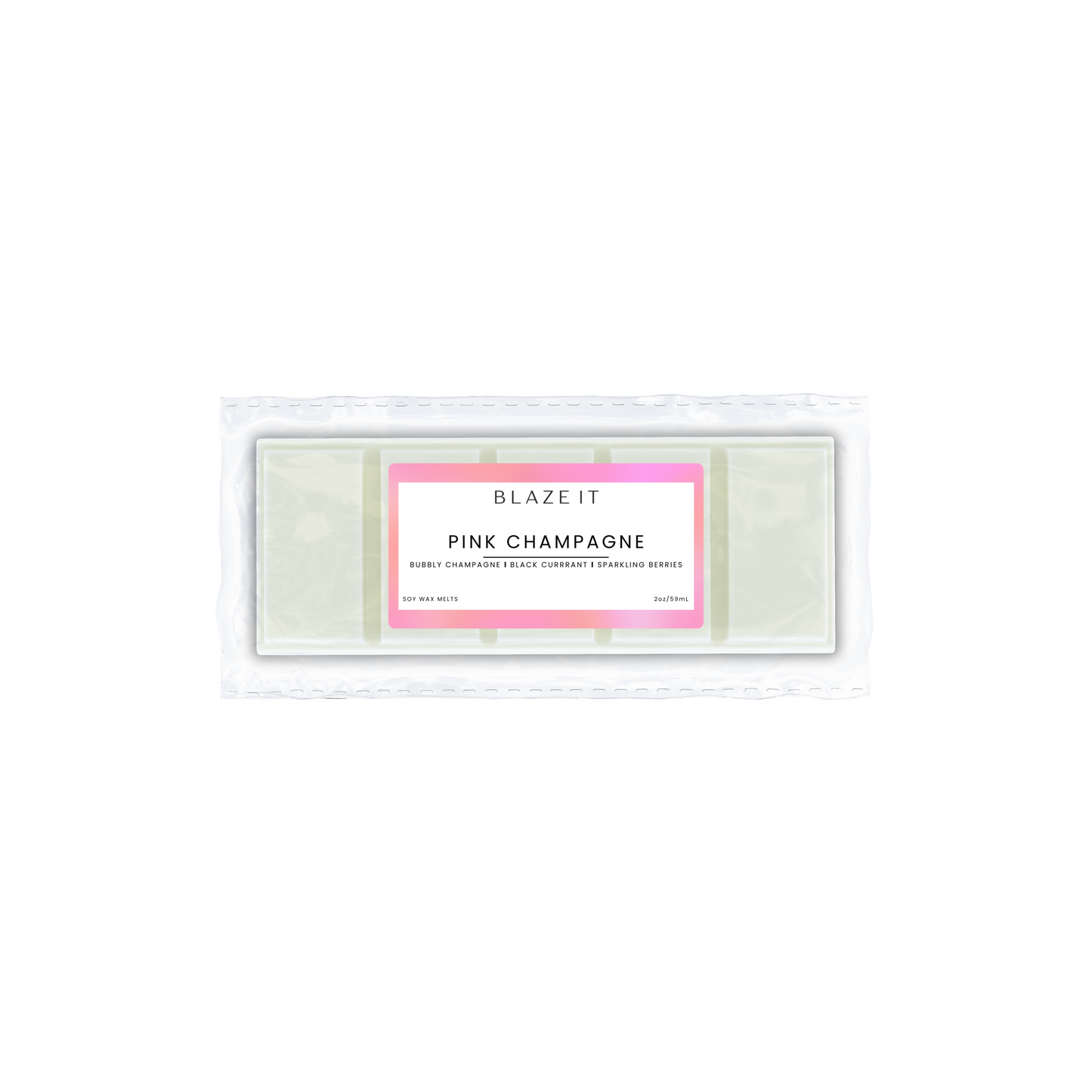 Pink Champagne soy wax melts - Blaze It Candle Co