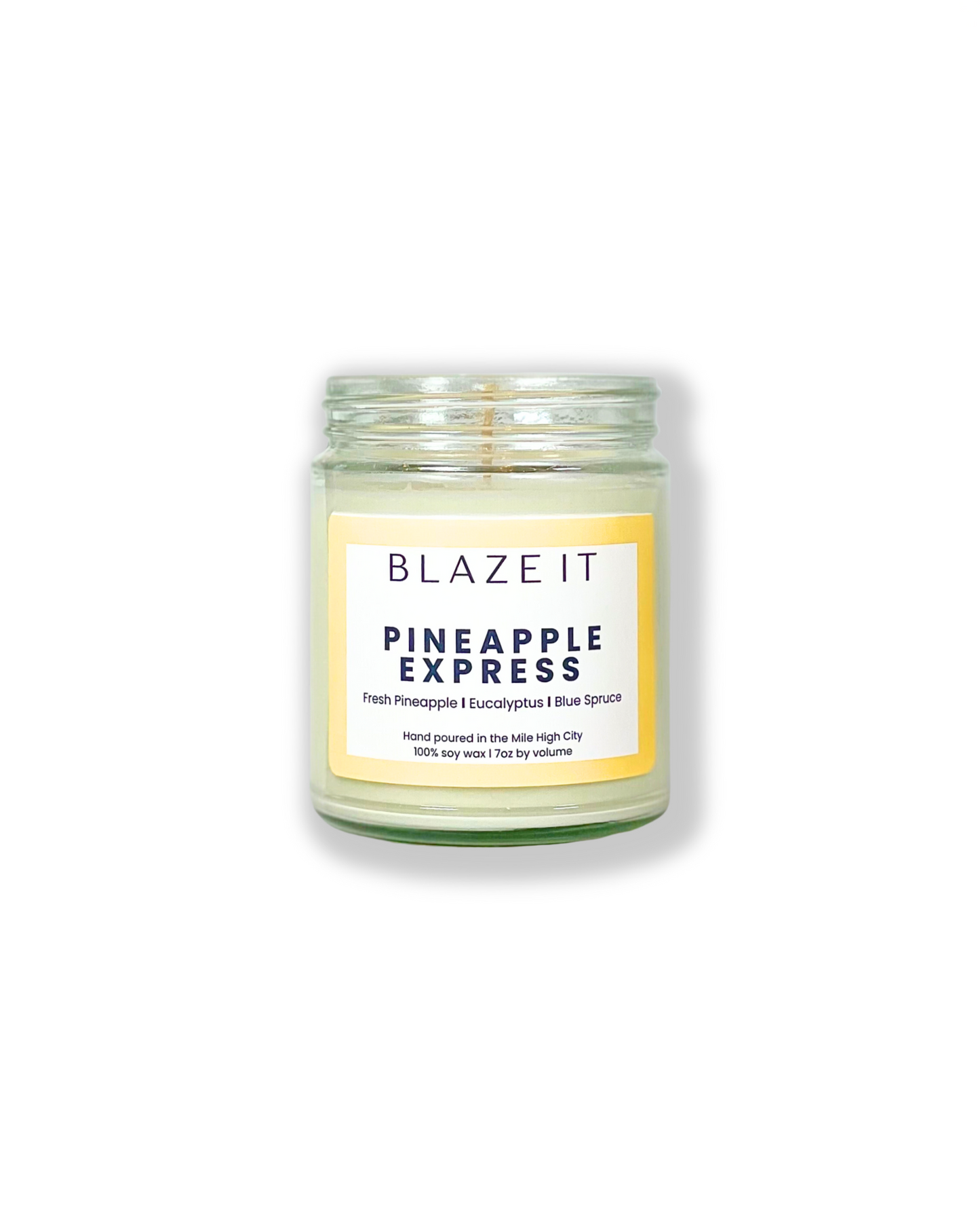 Pineapple Express soy candle - Blaze It Candle Co