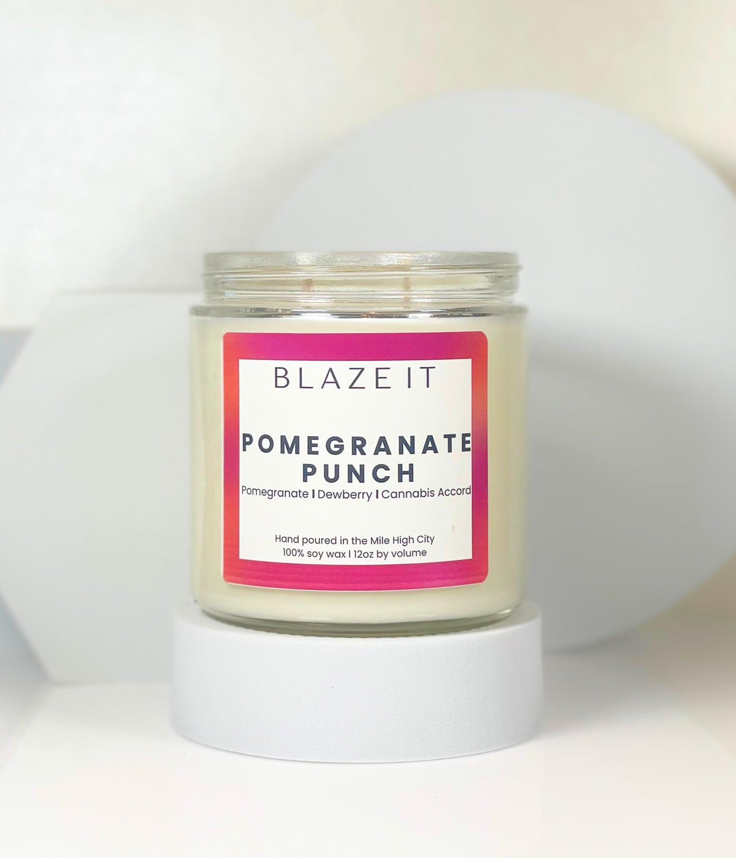 Pomegranate Punch candle- Blaze It Candle Co