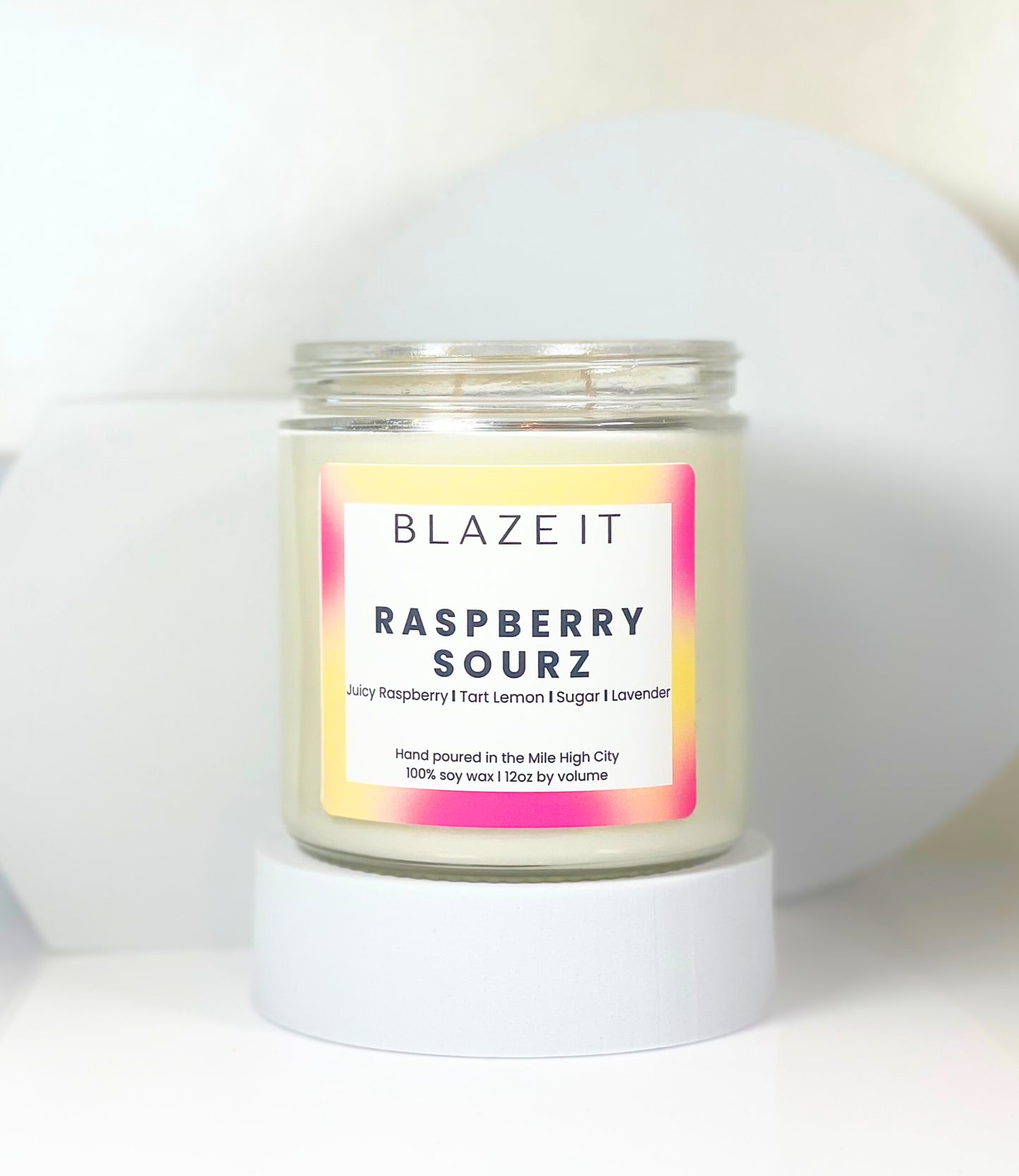 Raspberry Sourz candle - Blaze It Candle Co