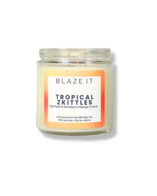 Tropical Zkittles candle - Blaze It Candle Co