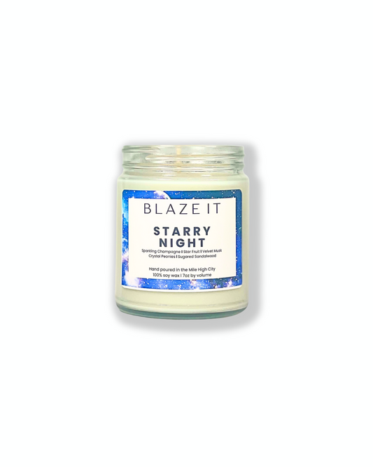 Starry Night soy candle - Blaze It Candle Co
