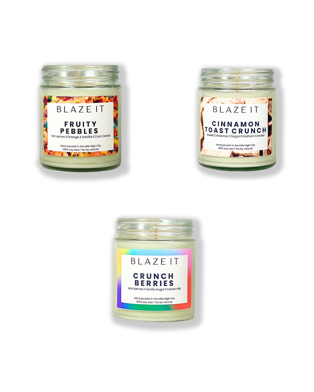 Blaze It Cereal Killer candle collection