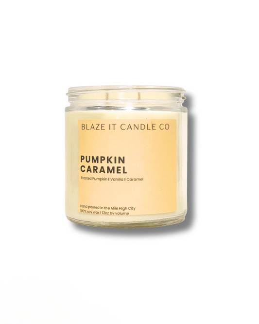 Pumpkin Caramel soy candle - Blaze It Candle Co