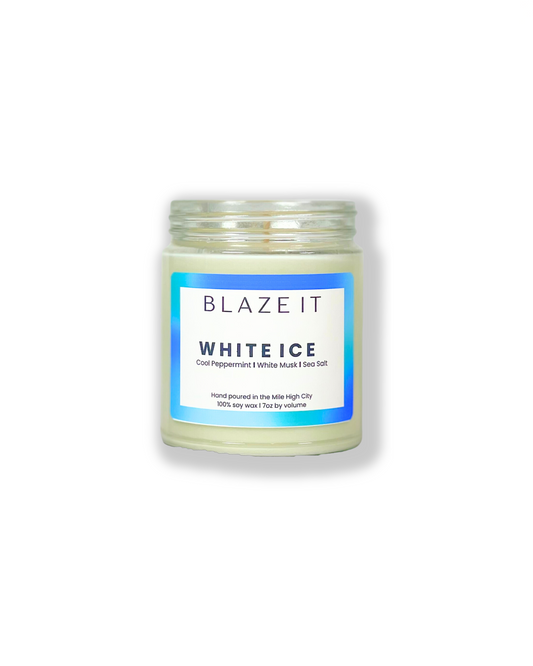 White Ice soy candle