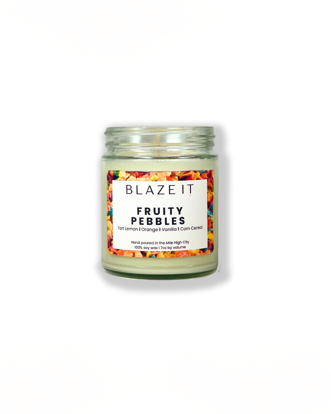 Fruity Pebbles soy candle - Blaze It Candle Co