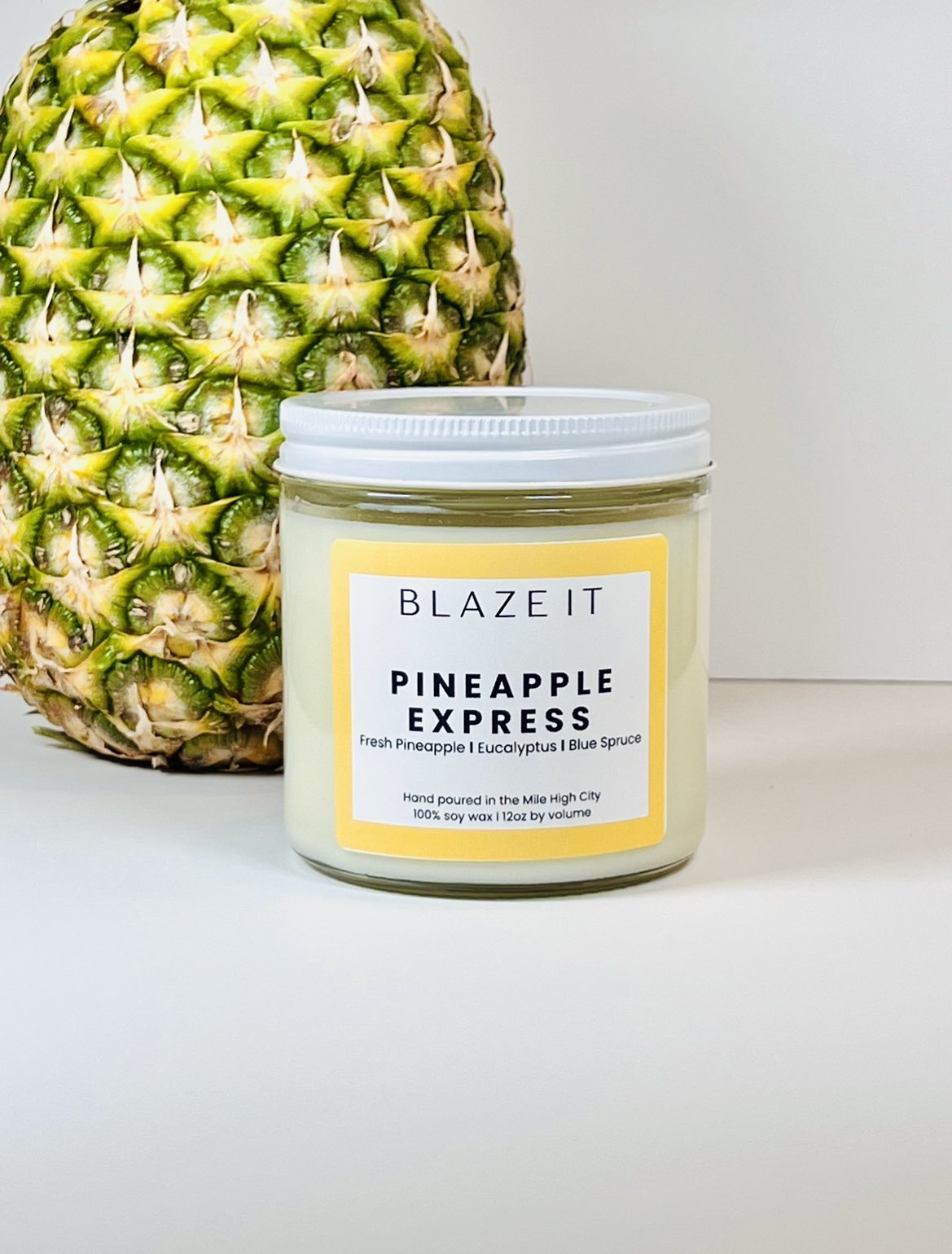 Pineapple Express candle - Blaze It Candle Co