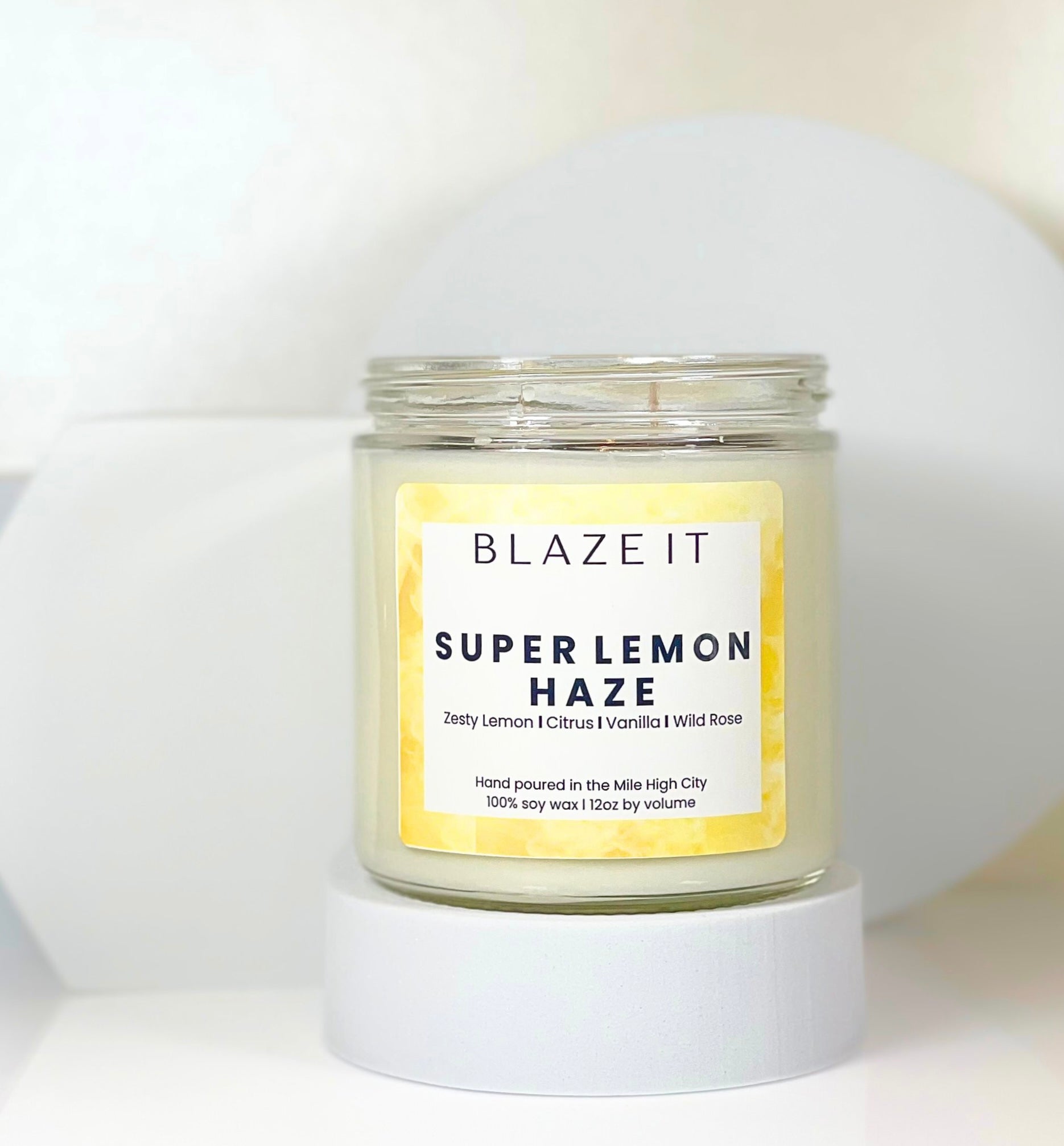 Super Lemon Haze candle - Blaze It Candle Co